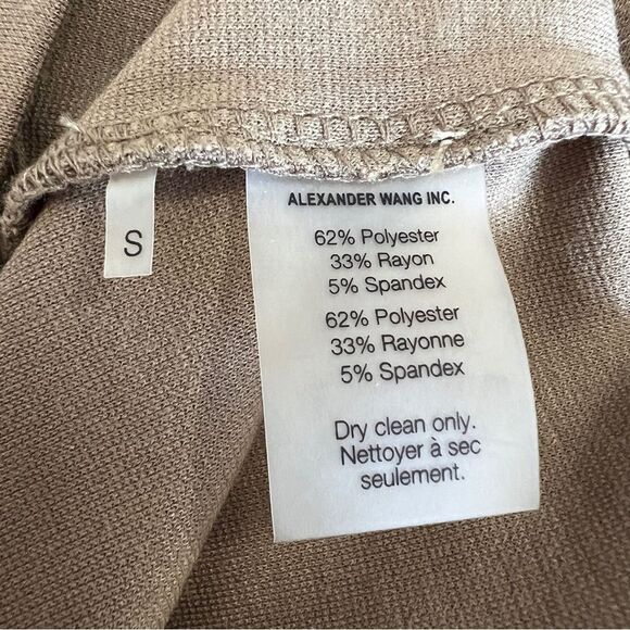 T by Alexander Wang Full Zip Knee Length Bodycon Dress Small - Picture 7 of 7